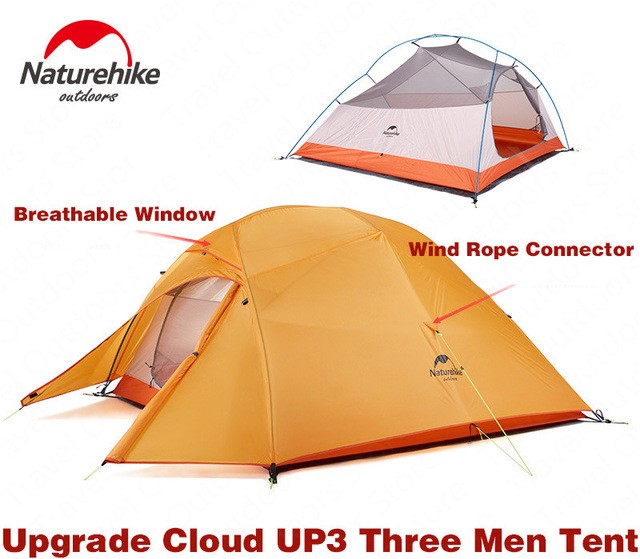 Naturehike Ultralight cloud up 3 tent new version