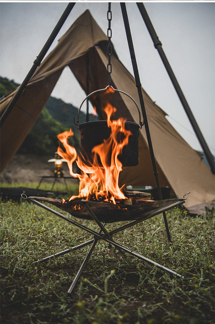 Naturehike stainless steel folding fire rack-20CJ